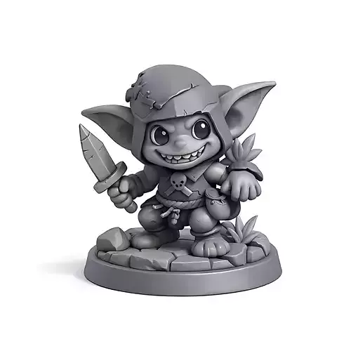 Sneaky Goblin Cute Miniature STL