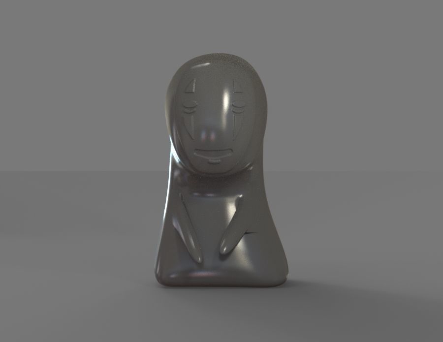 Faceless man Spirited away 3D print model_2
