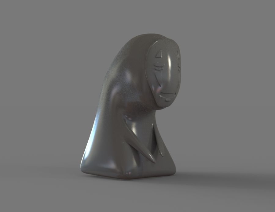Faceless man Spirited away 3D print model_1
