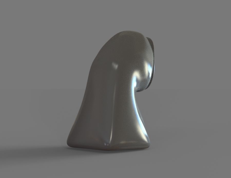 Faceless man Spirited away 3D print model_5