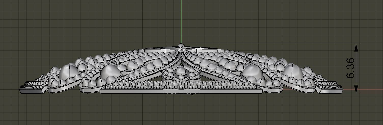 Round Ornament Pendant 3D print model_5