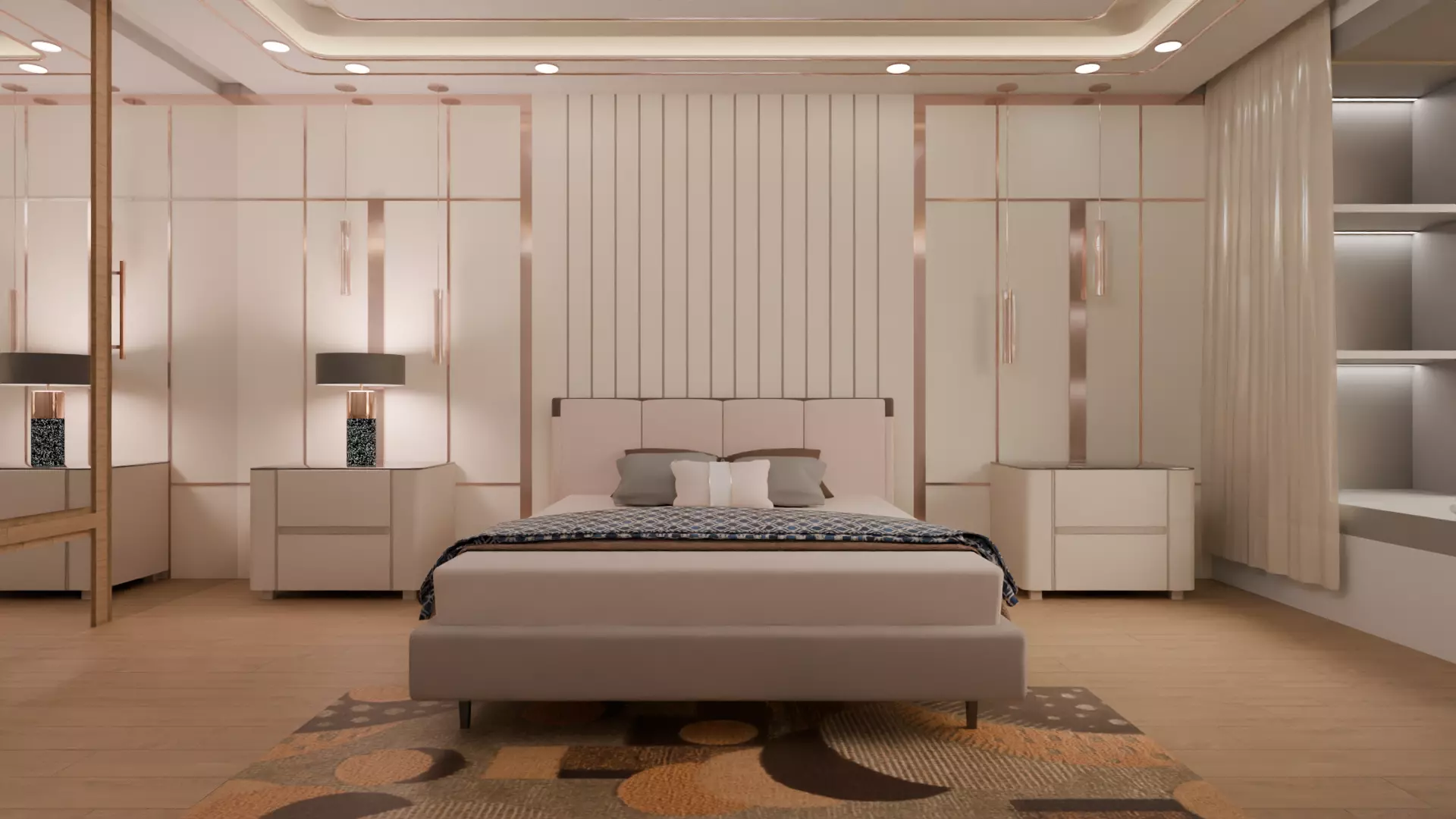 Modern Bedroom Interior 3D model