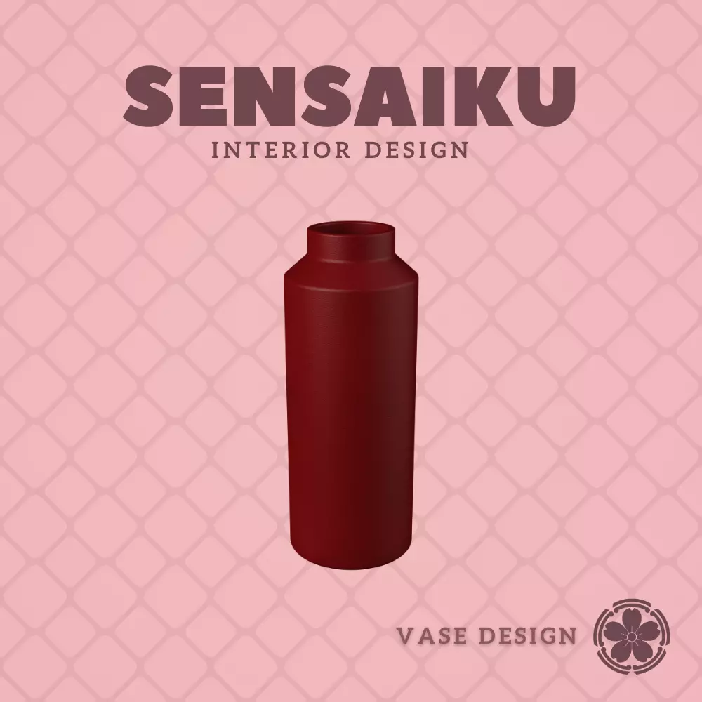 108 Cylinder - V72 Custom Vase Design - Ikebana Home Decoration 3D print model