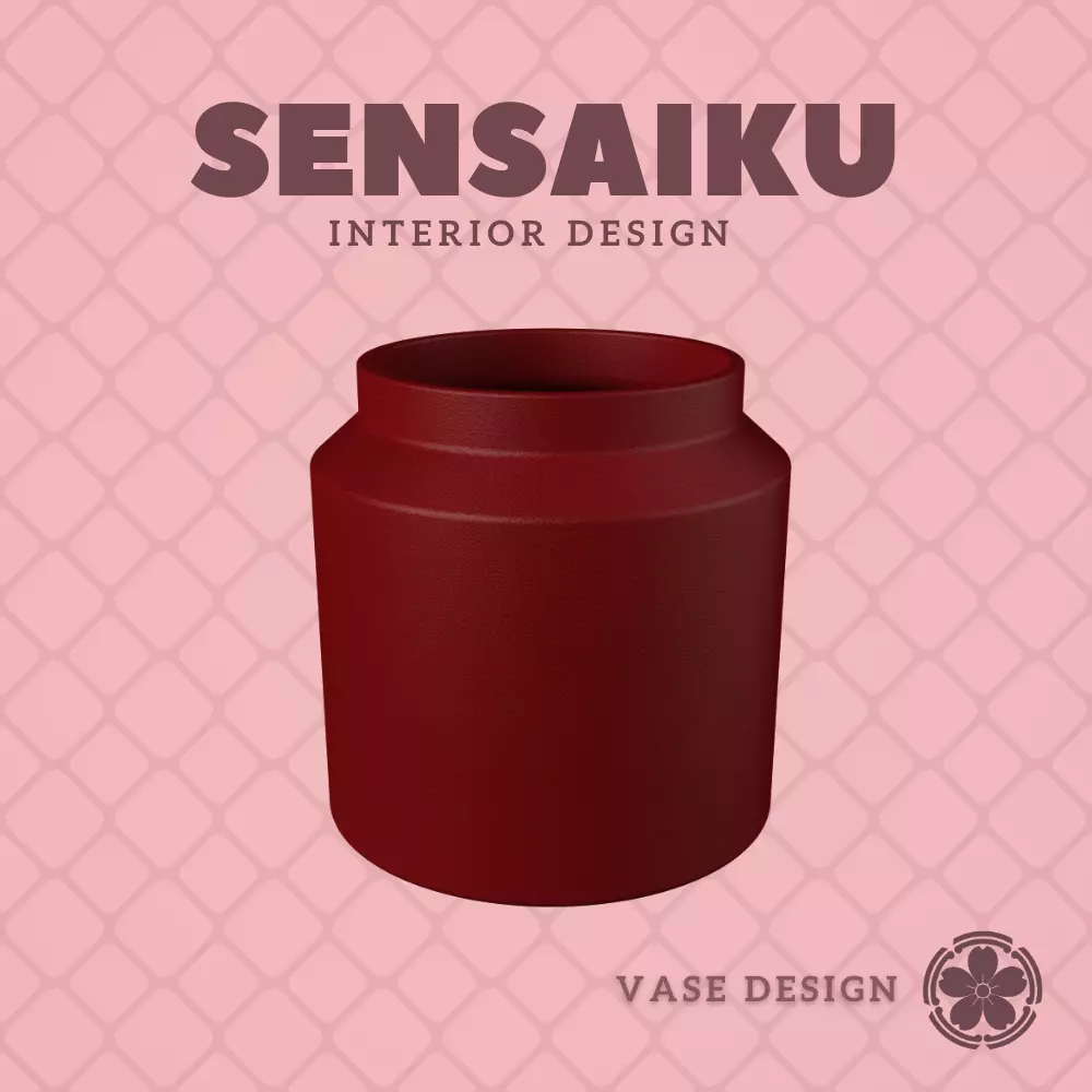 109 Cylinder - V73 Custom Vase Design - Ikebana Home Decoration 3D print model