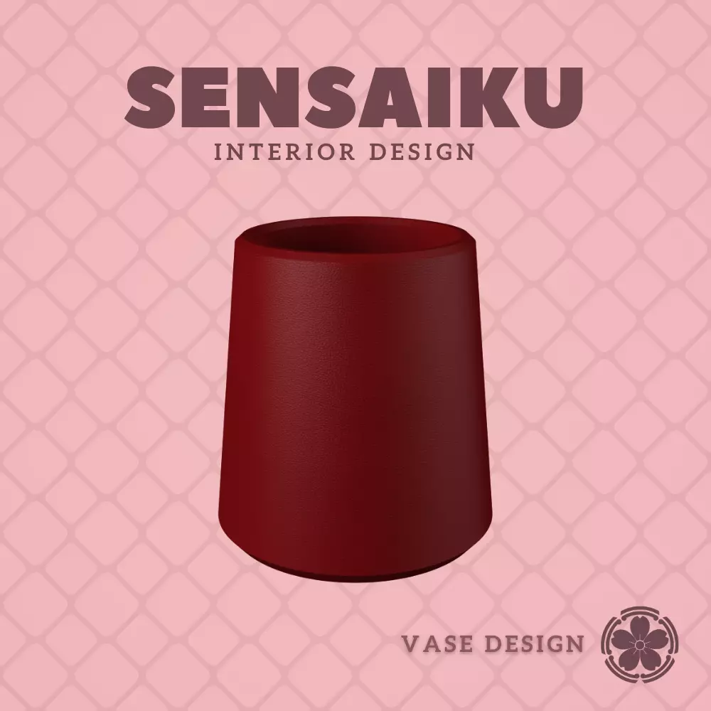 125 Cylinder - V87 Custom Vase Design - Ikebana Home Decoration 3D print model