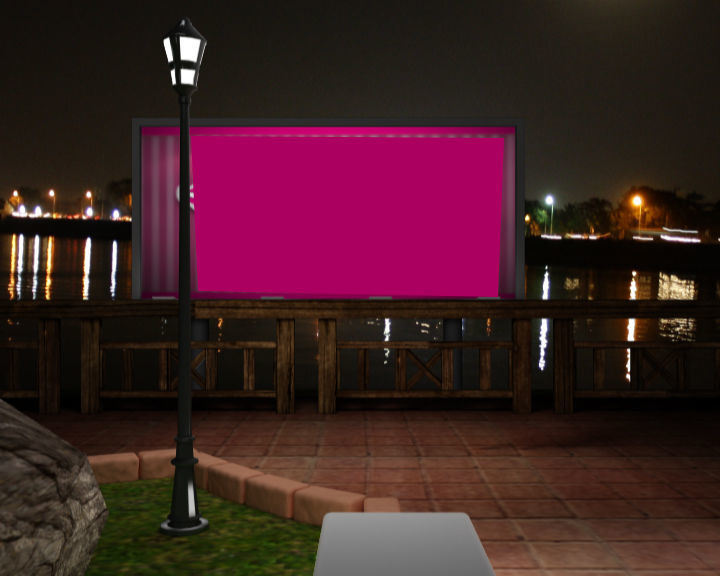 beautiful scenery 3D model_2