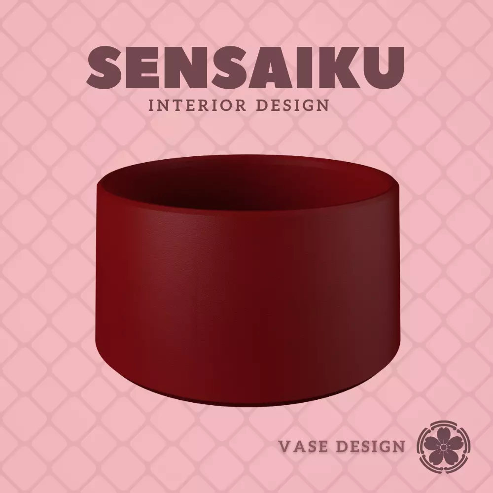 129 Cylinder - V91 Custom Vase Design - Ikebana Home Decoration 3D print model