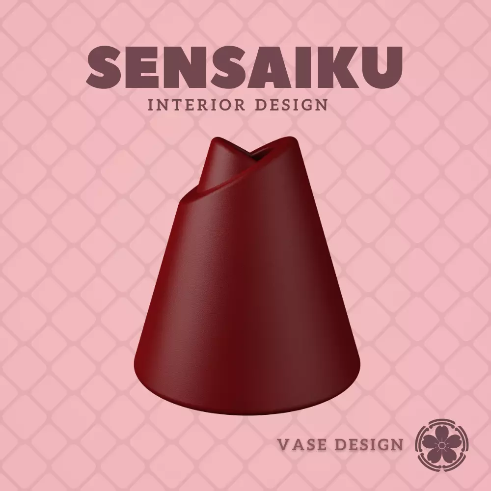 136 Cylinder - V97 Custom Vase Design - Ikebana Home Decoration 3D print model