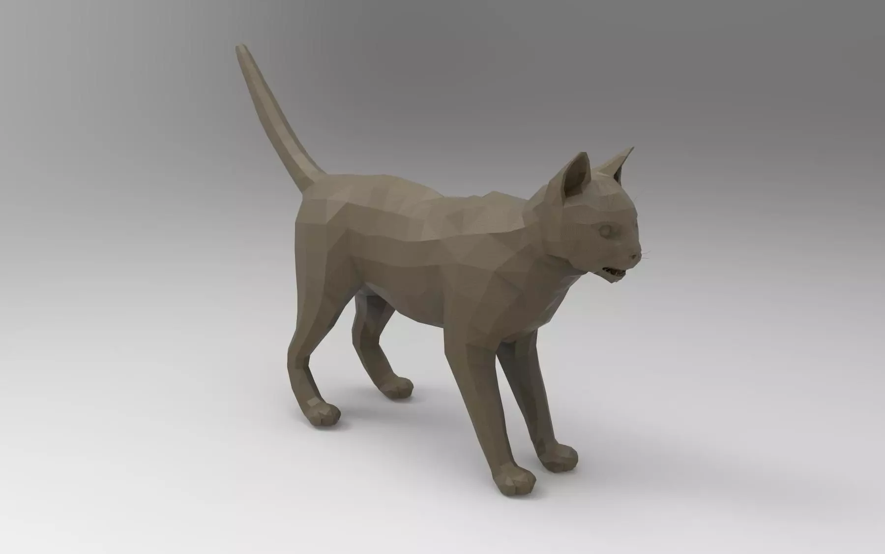 Cat 3D Printable  3D print model_0