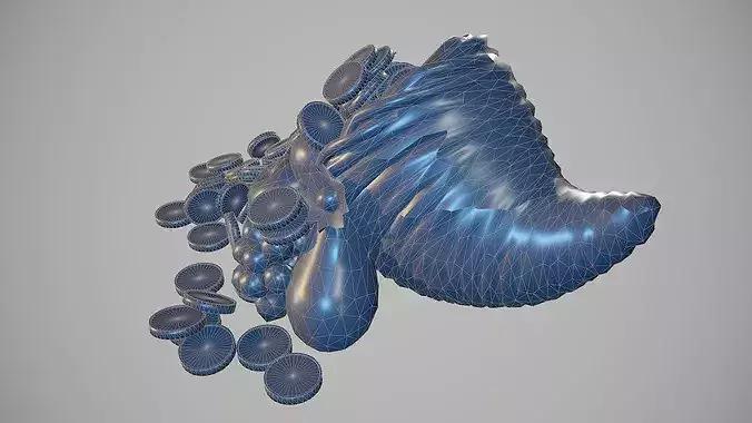 Cornucopia V2 PBR 3D model 7