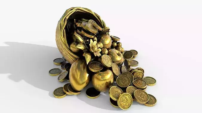 Cornucopia V2 PBR 3D model 4