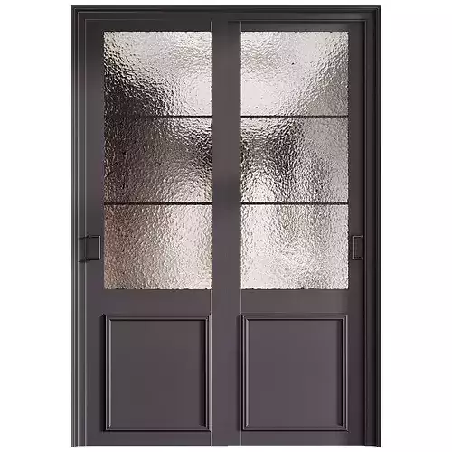 Living room glass door 02
