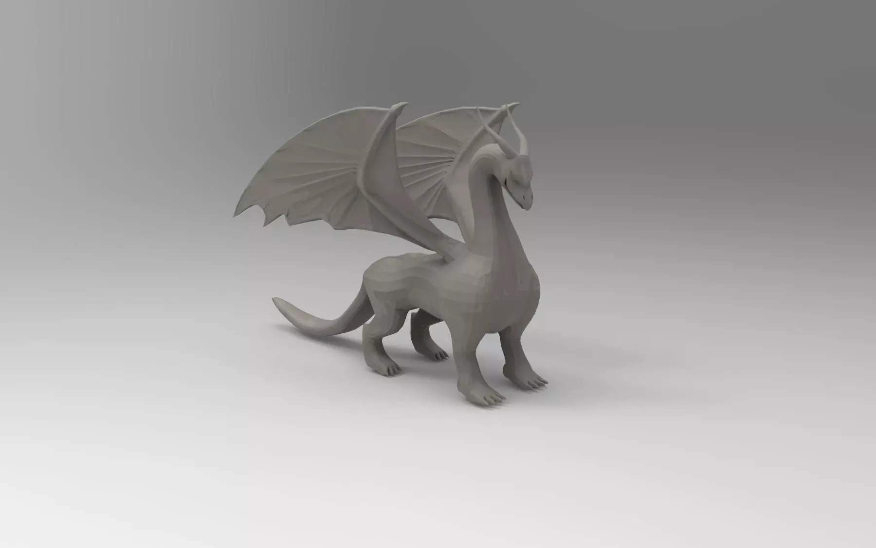 3D Dragon Printable 3D print model