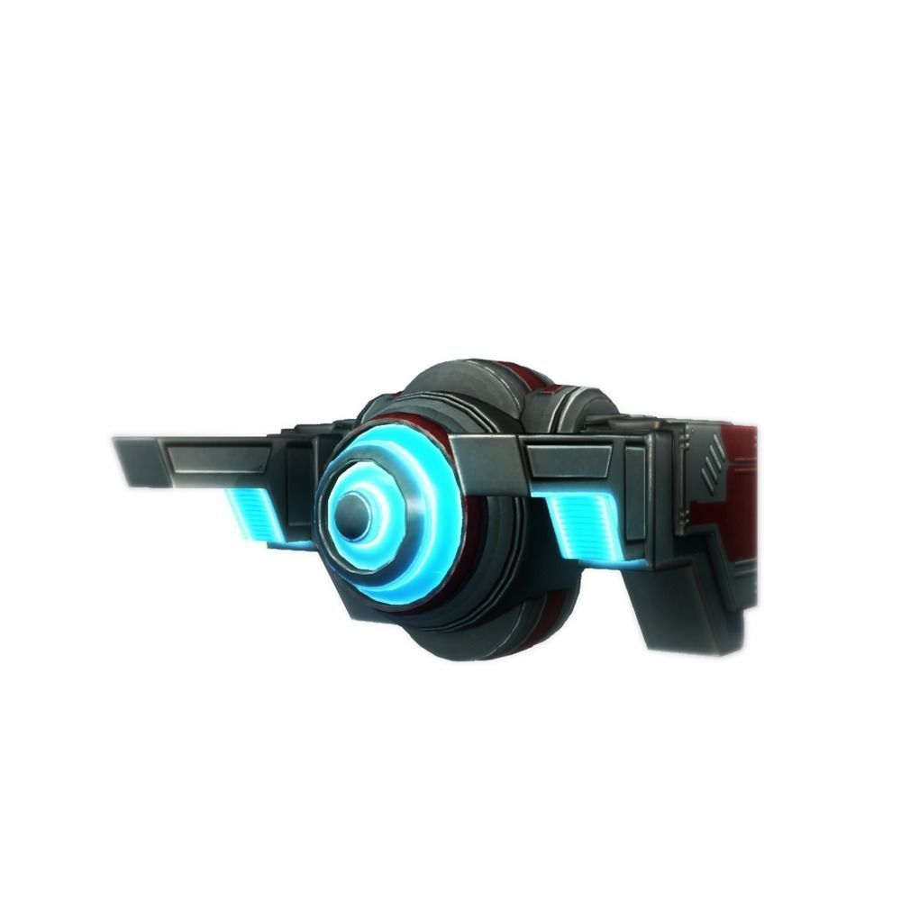 Drone 02 Sci-fi low poly Low-poly 3D model_3