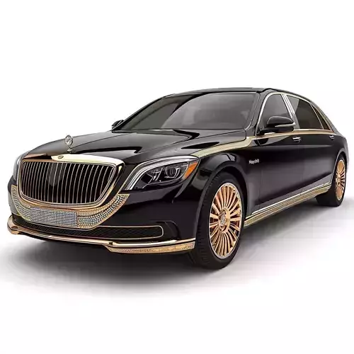 Luxury Jeweled Maybach Sedan