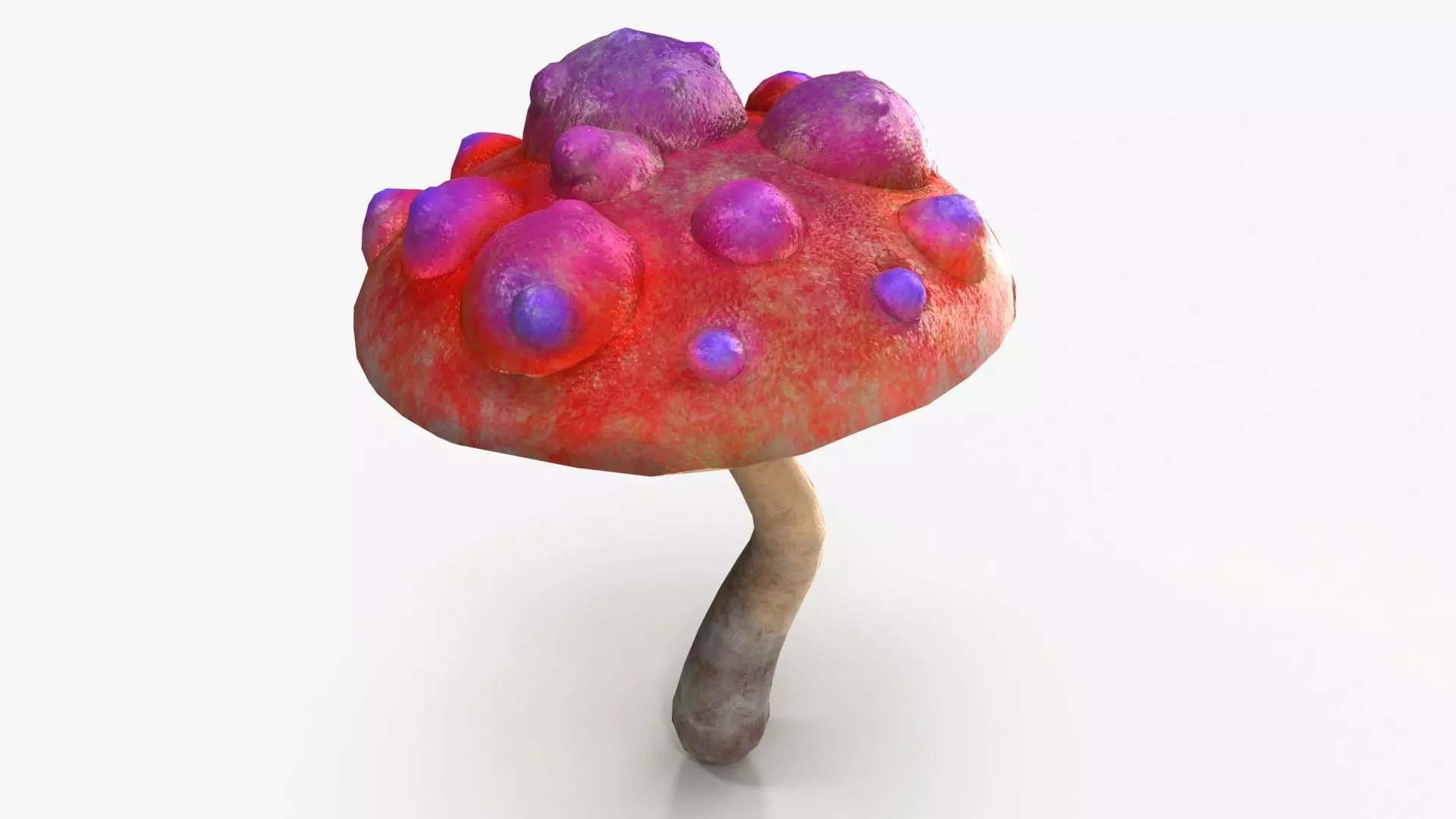Mushroom V10 PBR Low-poly 3D model
