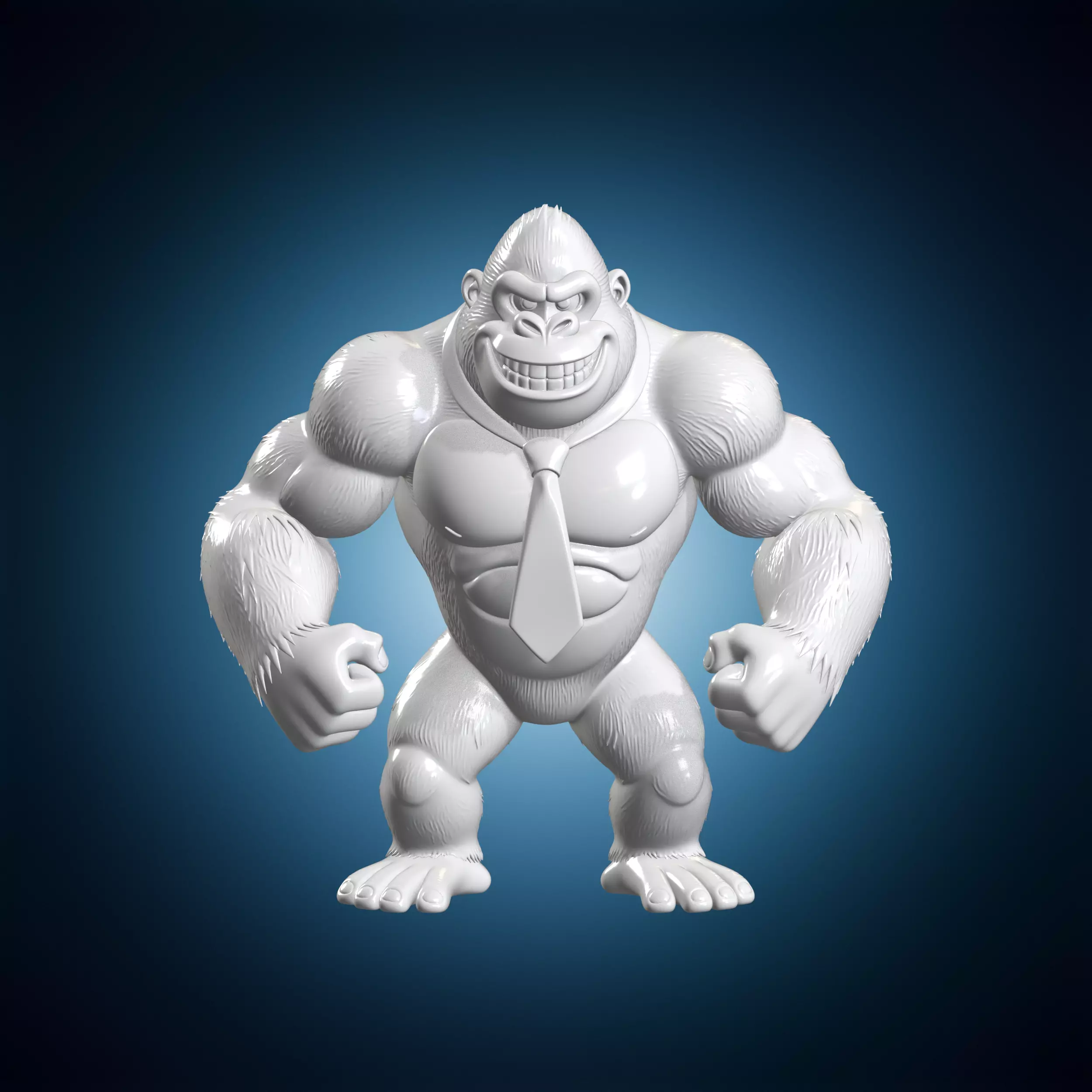 Donkey Kong Jungle Ape 3D Print Model Video Game Figurine 3D print model