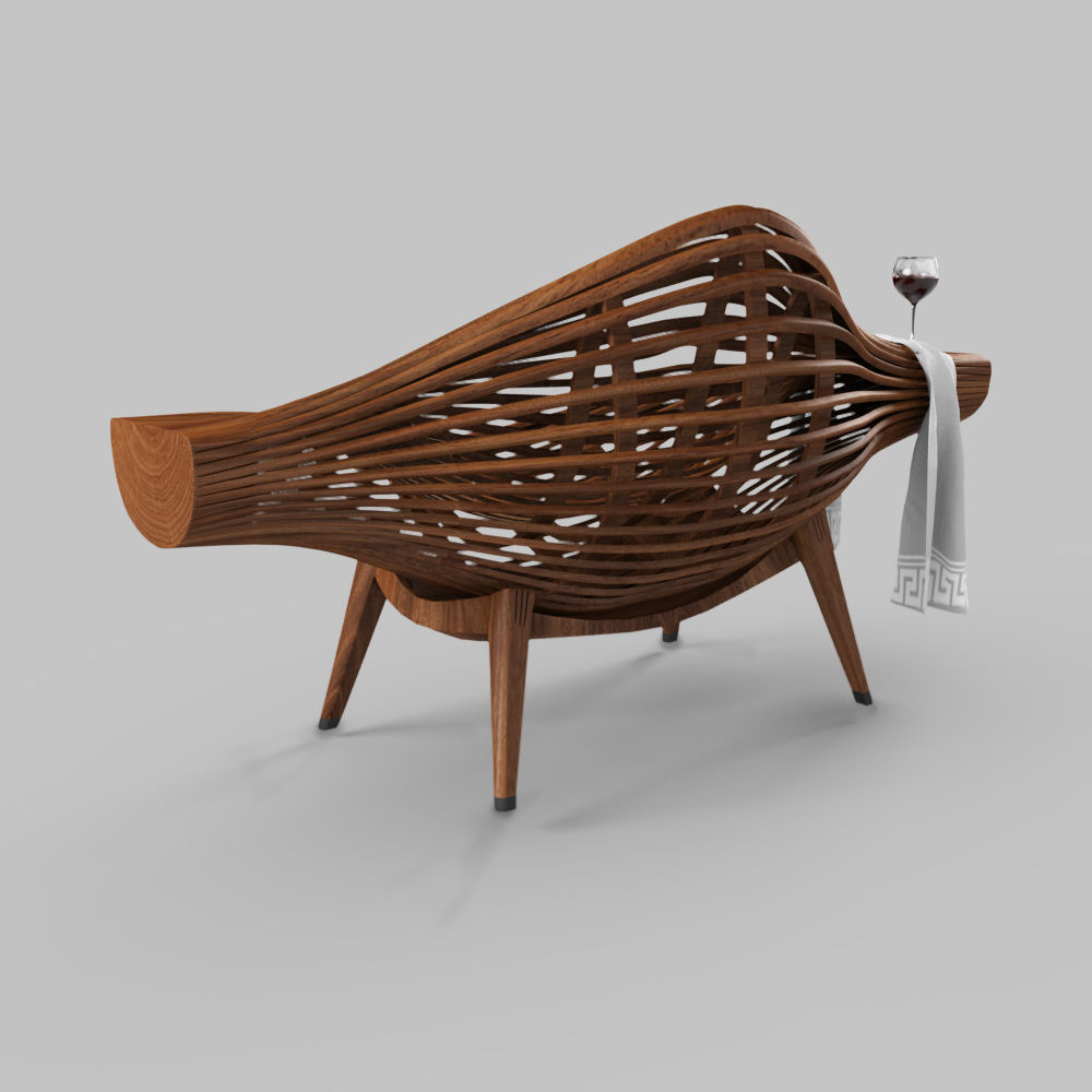 armchair  Bae Se Hwa  3D model_1