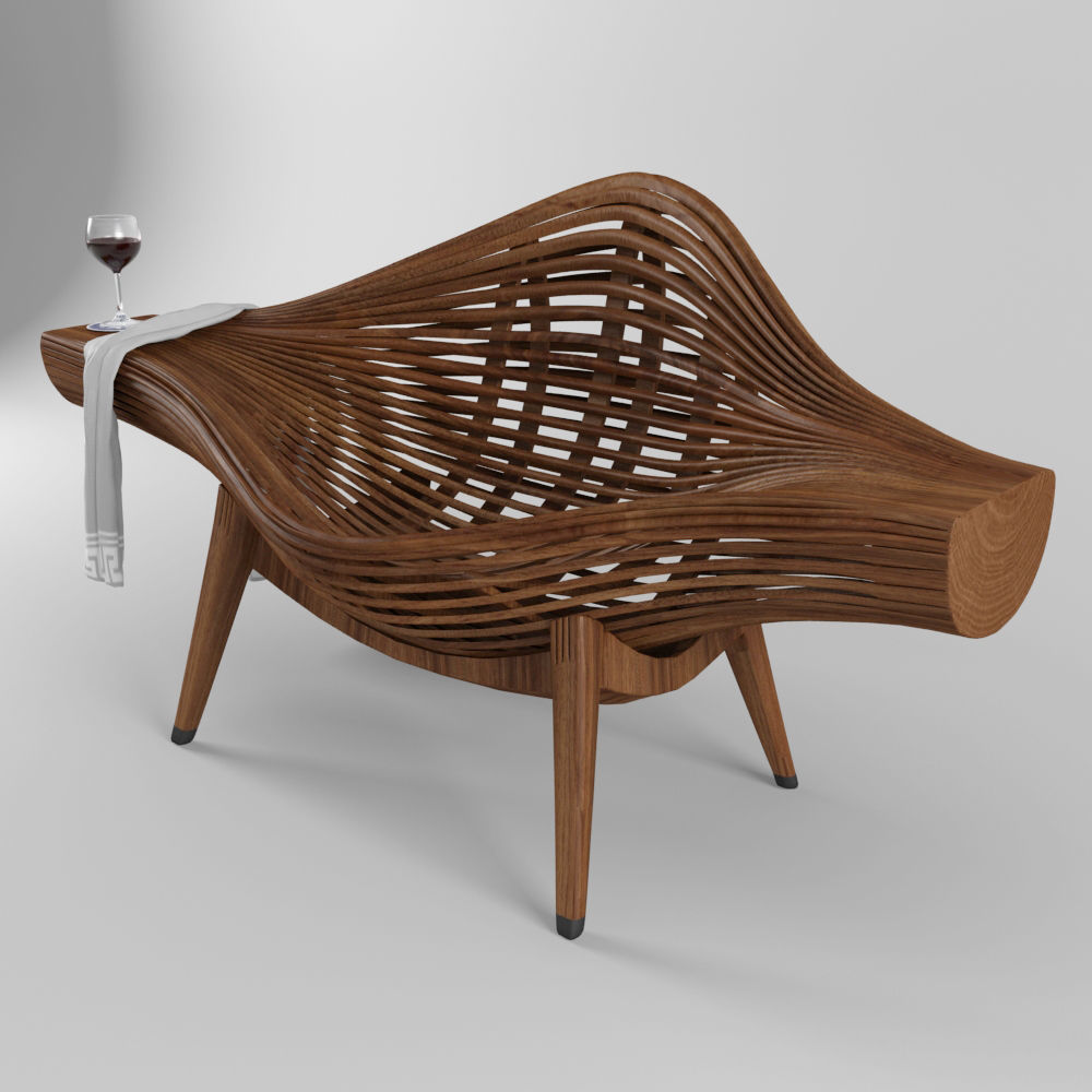 armchair  Bae Se Hwa  3D model_2