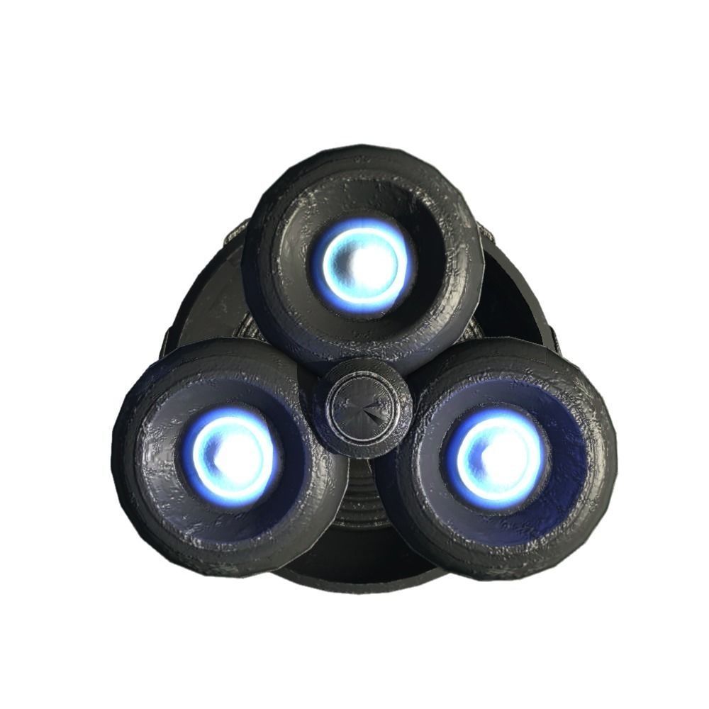 Starship engine 03 Sci-fi low poly Low-poly 3D model_5