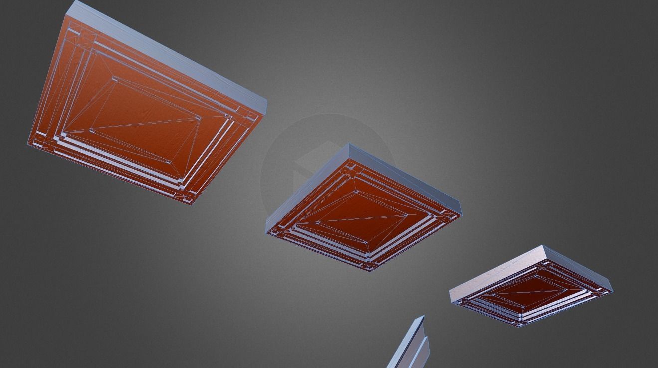 DreamHome Architectural Assets Free low-poly 3D model_9