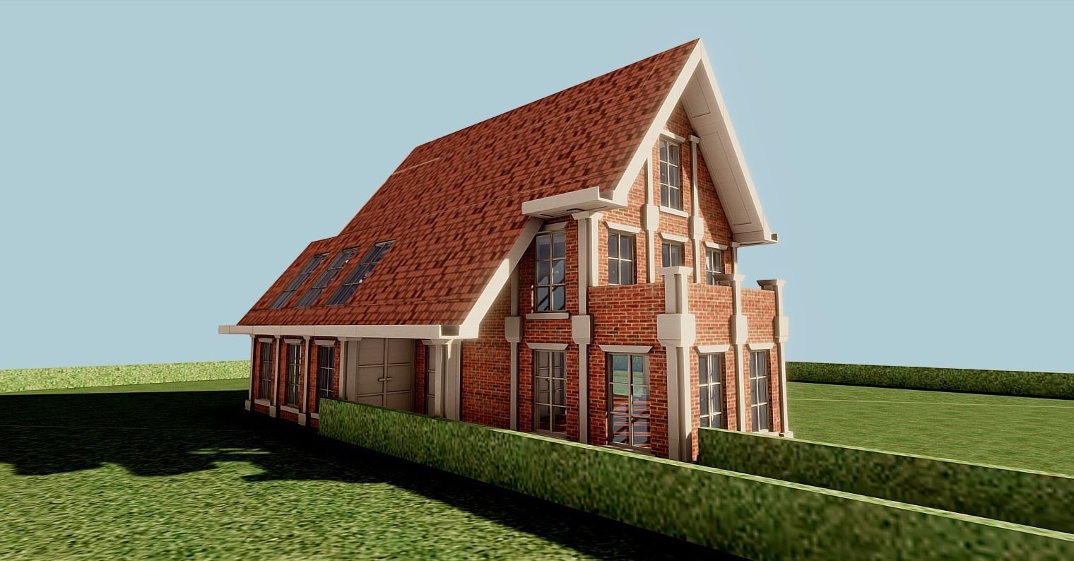 DreamHome Architectural Assets Free low-poly 3D model_1