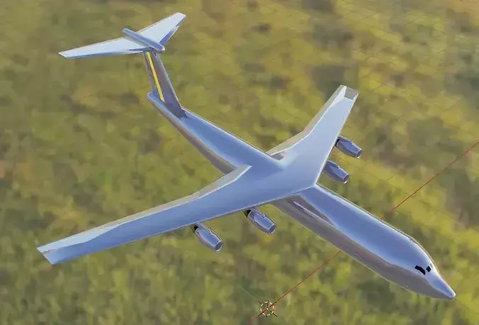 C-141B Style Military Cargo Plane - Custom Jetliner