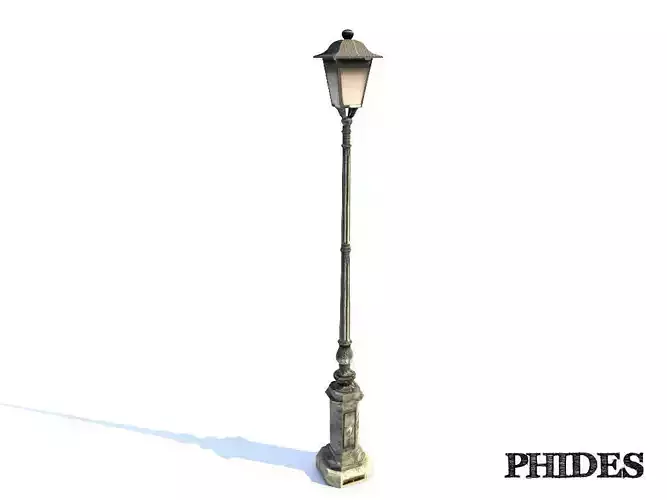 Street Light Low-poly 3D model
