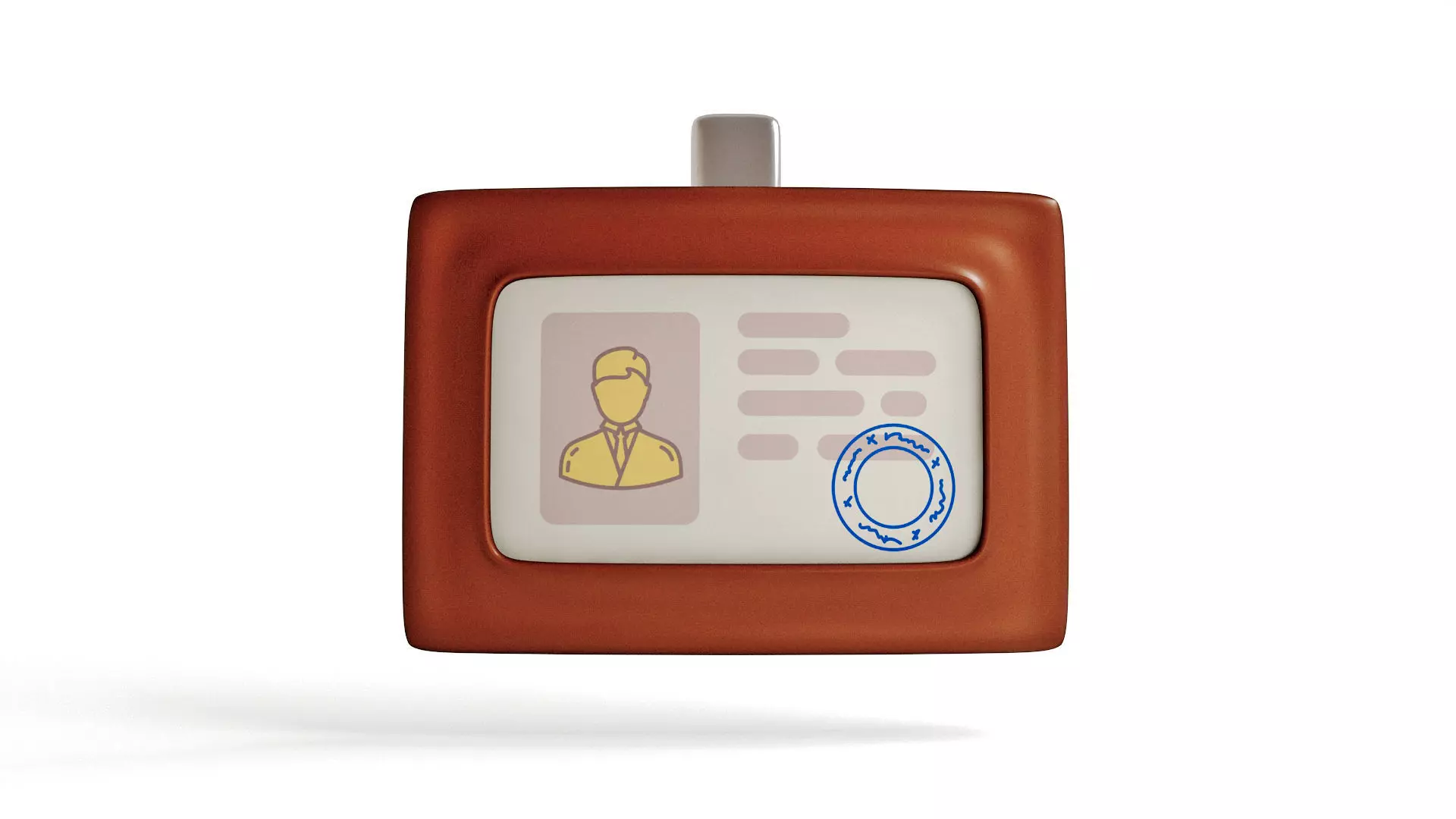 ID Card 3D model
