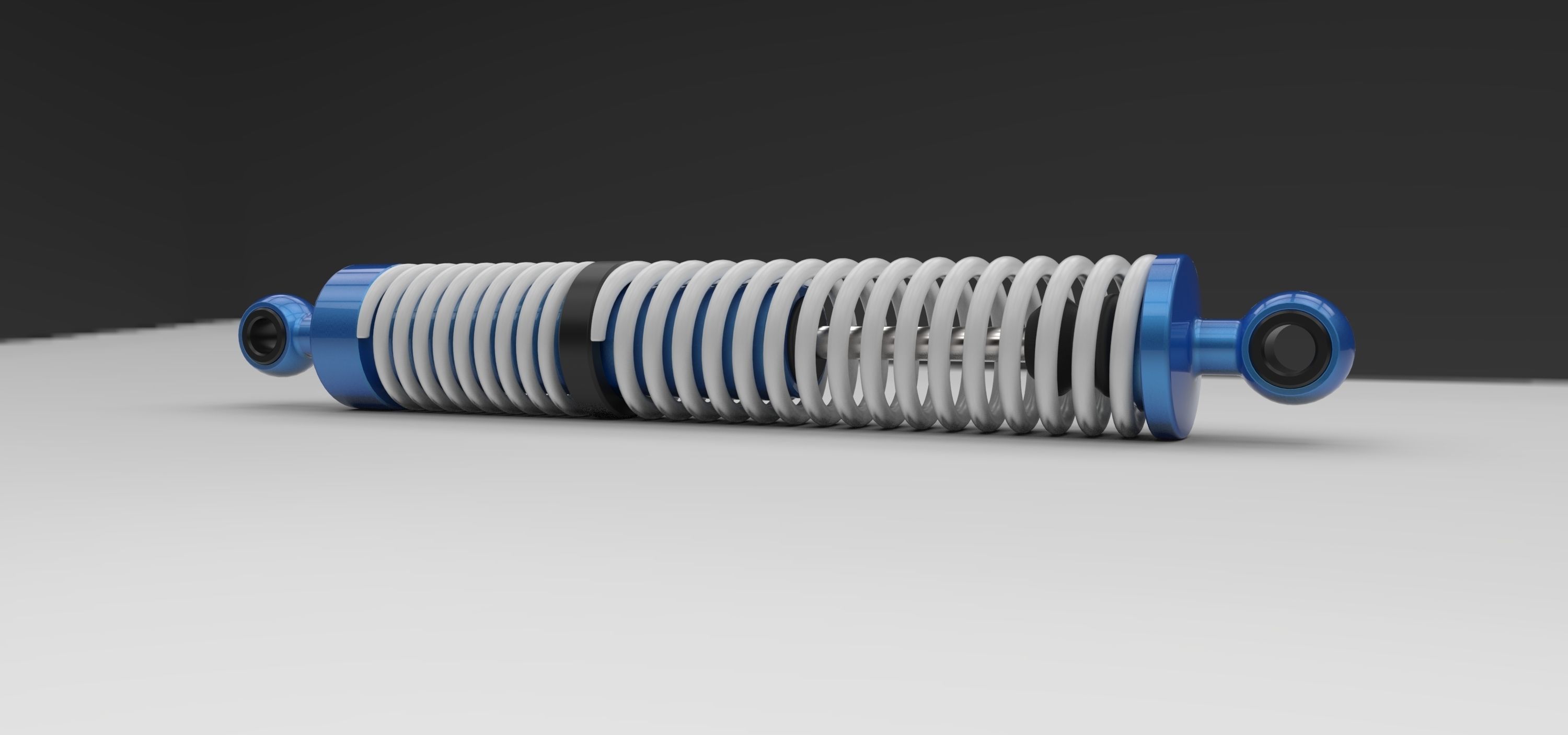 Shock absorber 3D model_1