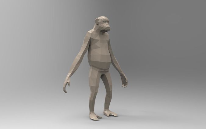 Chimp 3D Printable 3D print model