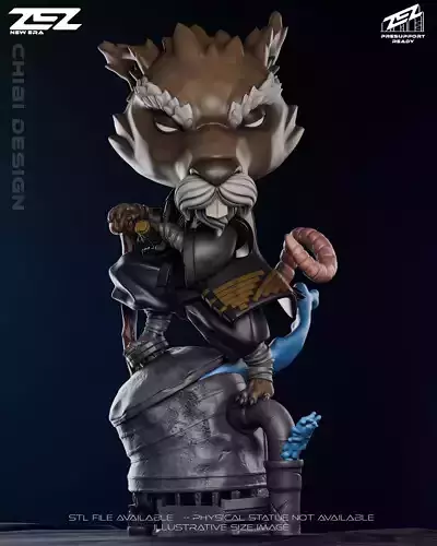 MASTER SPLINTER ZEZ CHIBI