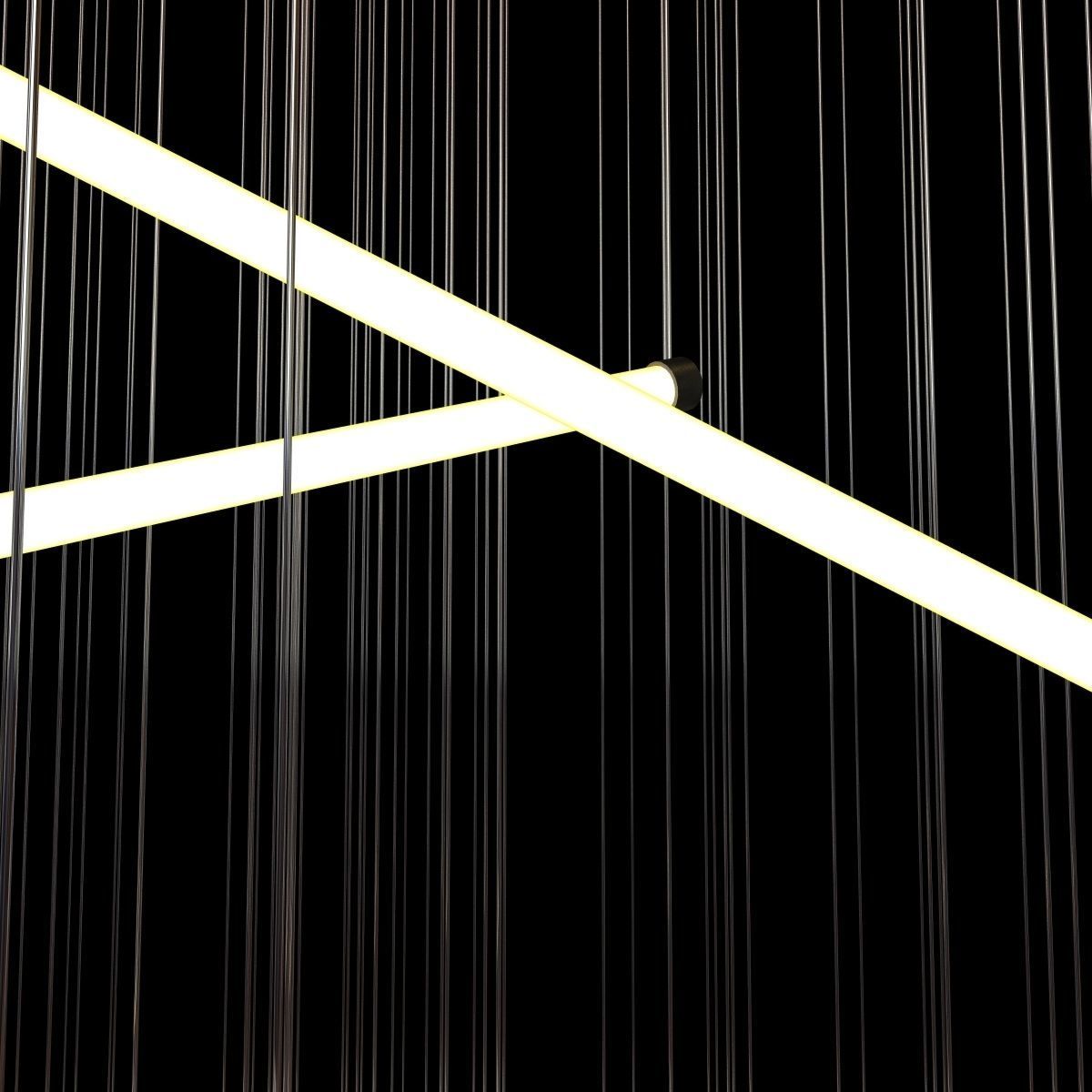 Custom made lightining chandelier 3D model_3