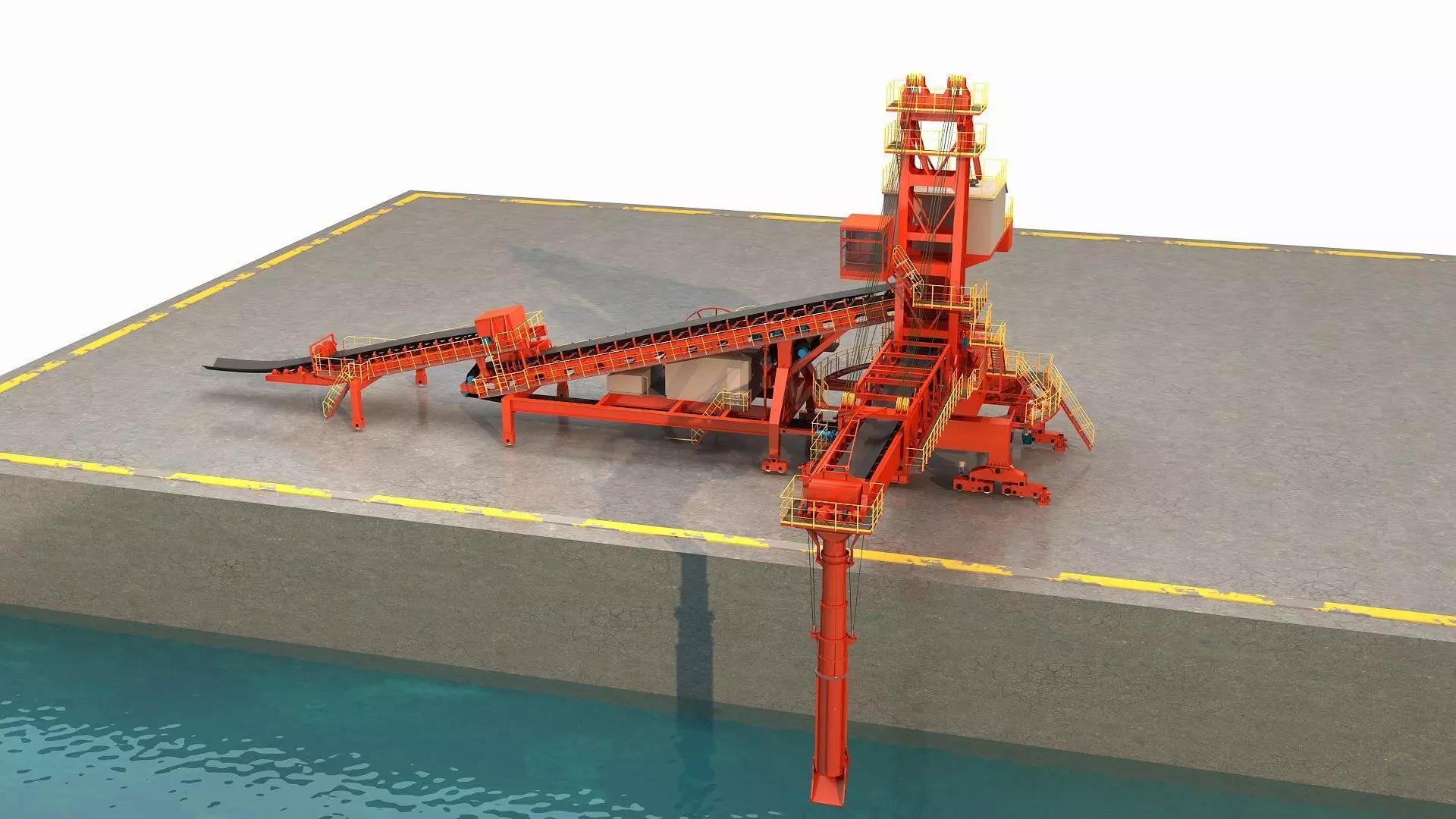 Stacker Reclaimer 3D model
