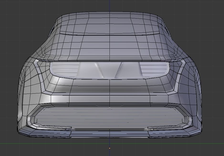 Affekta X-Fusion S1 Sci-Fi concept car  BEST FUTURISTIC DESIGN Low-poly 3D model_18