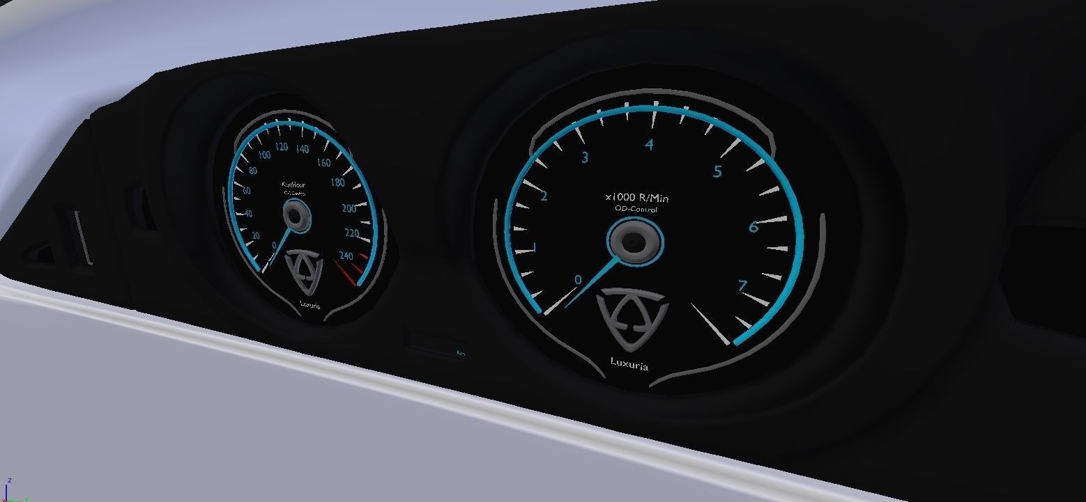 Affekta X-Fusion S1 Sci-Fi concept car  BEST FUTURISTIC DESIGN Low-poly 3D model_13