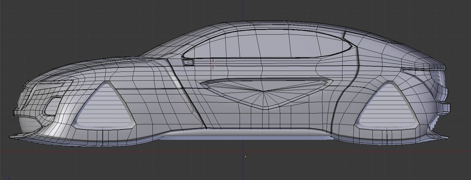 Affekta X-Fusion S1 Sci-Fi concept car  BEST FUTURISTIC DESIGN Low-poly 3D model_16