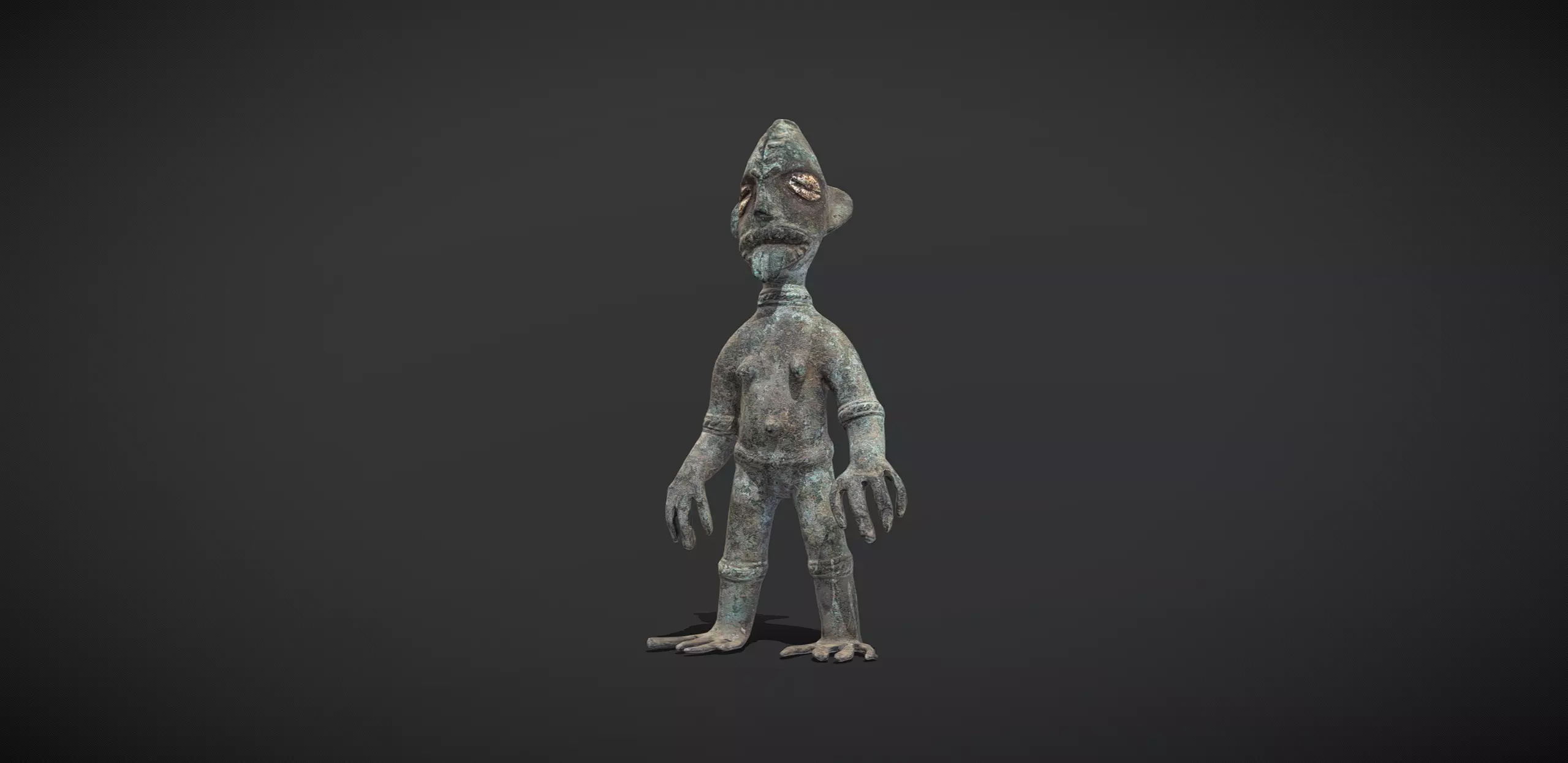 Vere Female Statuette Low-poly 3D model