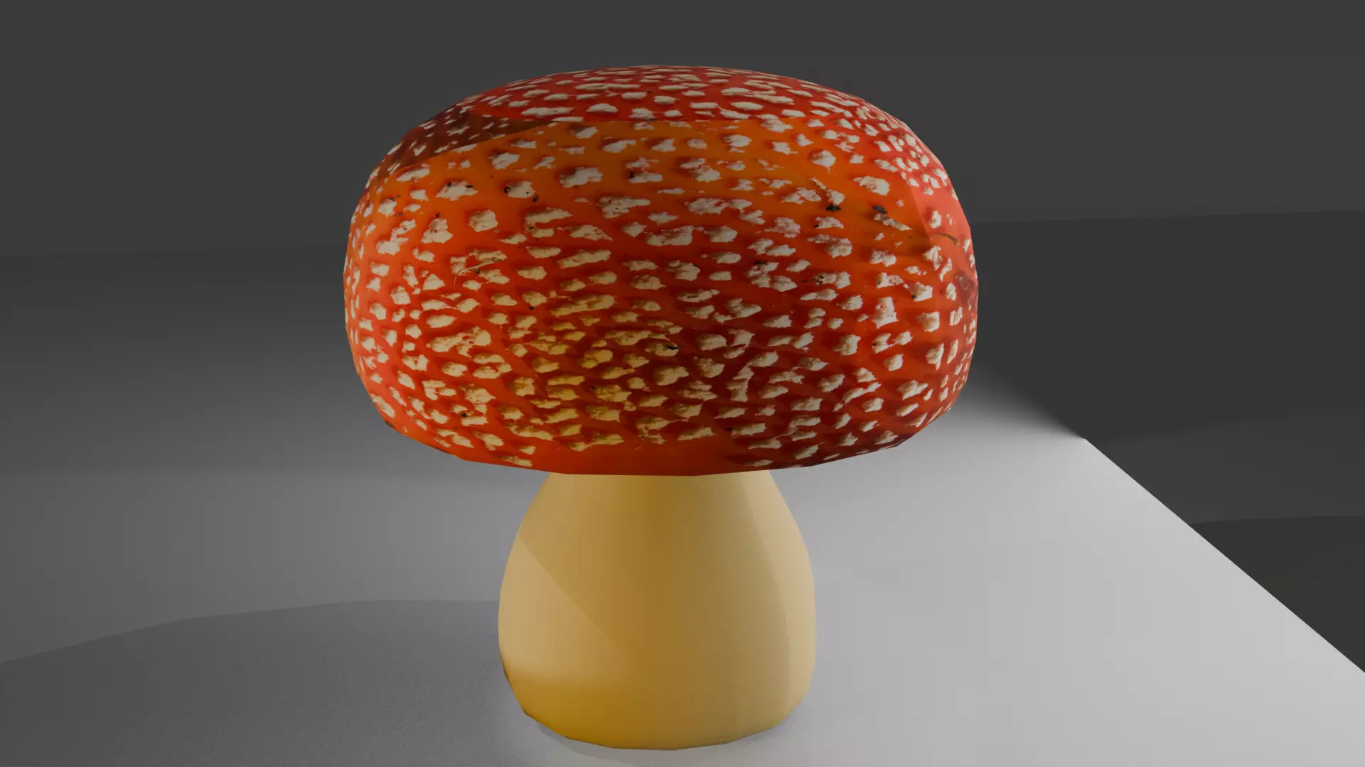 funny mushroom Free low-poly 3D model