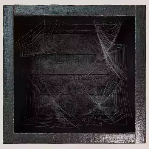 Spiderweb for shelves