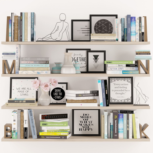 bookshelf decoration set 2