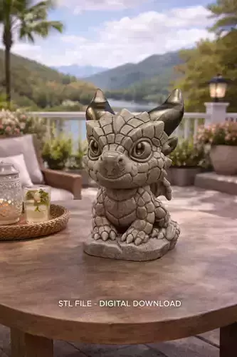 Blacksmith Dragon STL File for 3D Print 3D model 3D printable | CGTrader