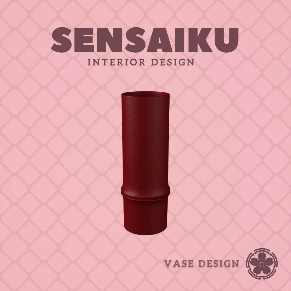 158 Cylinder - V117 Custom Vase Design - Ikebana Home Decoration 3D print model