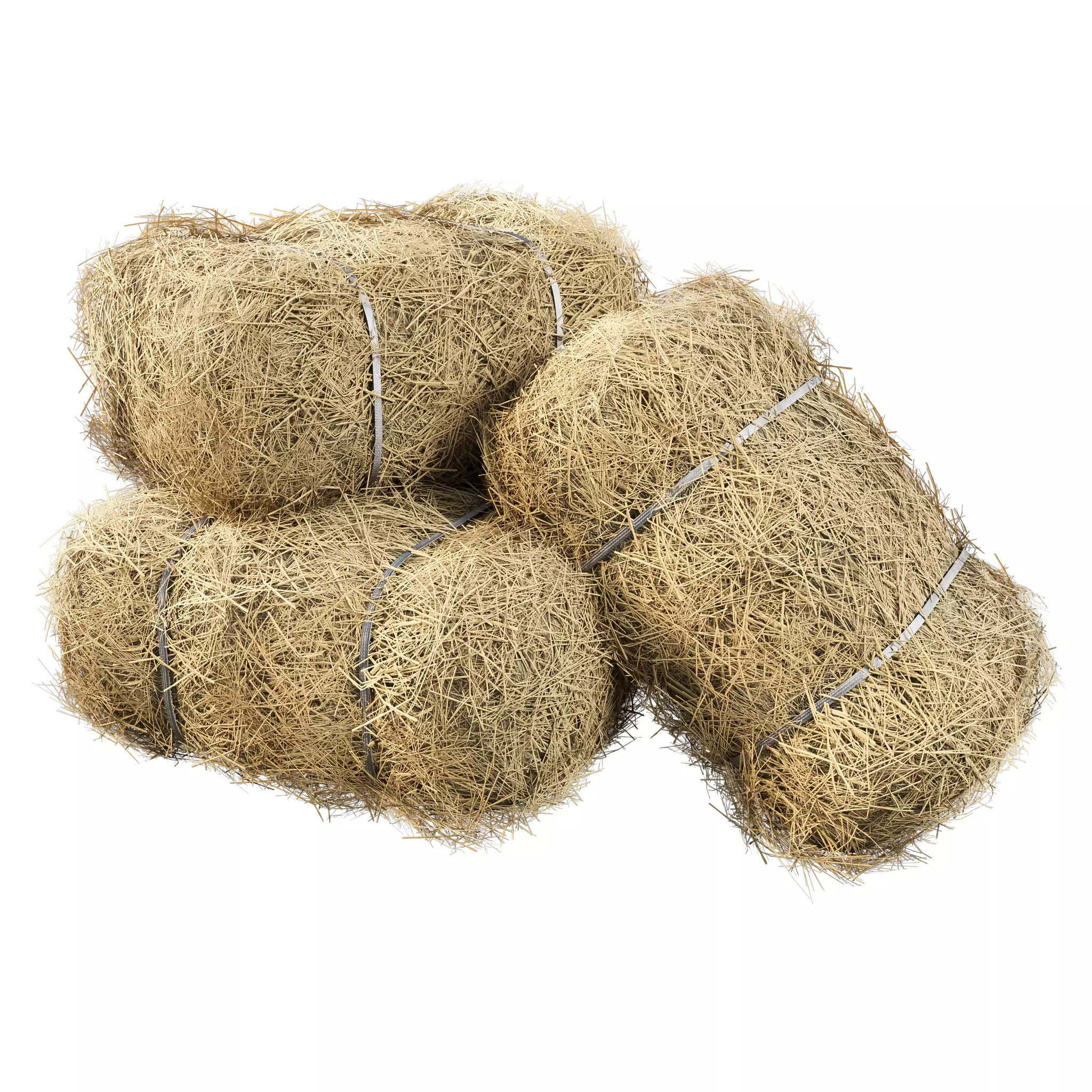Hay Bale - Low Poly PBR Low-poly 3D model