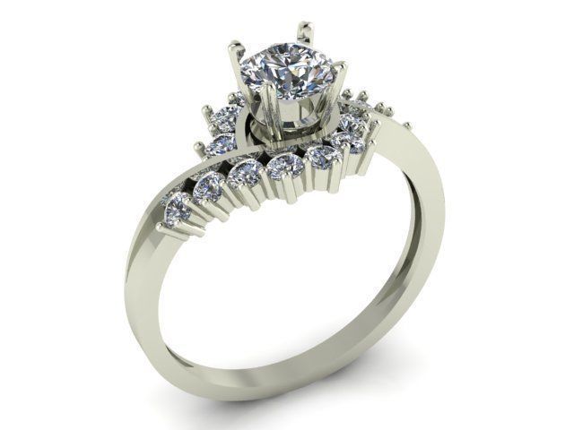 Ring T00133 3D print model_2