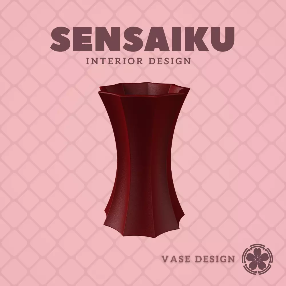 206 Cylinder V161 Long Geometric Vase Custom Design 3D print model