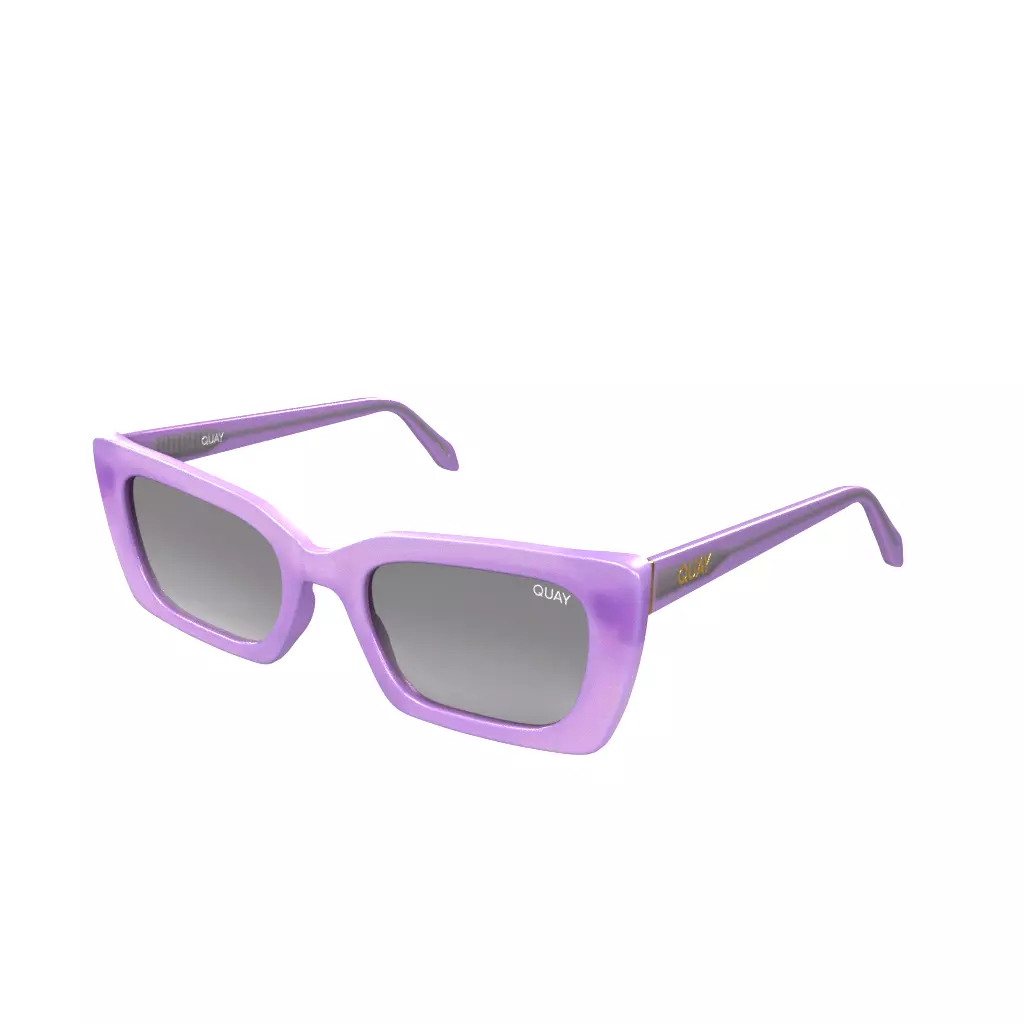 Quay The DL Lavender Smoke VTO Virtual Try On Low-poly 3D model