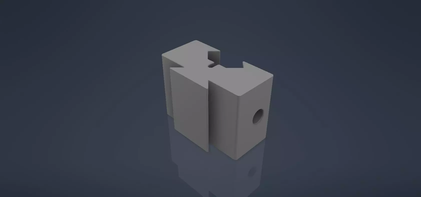 Adaptador de Trilho 11x11mm Rail Adapter 3D print model
