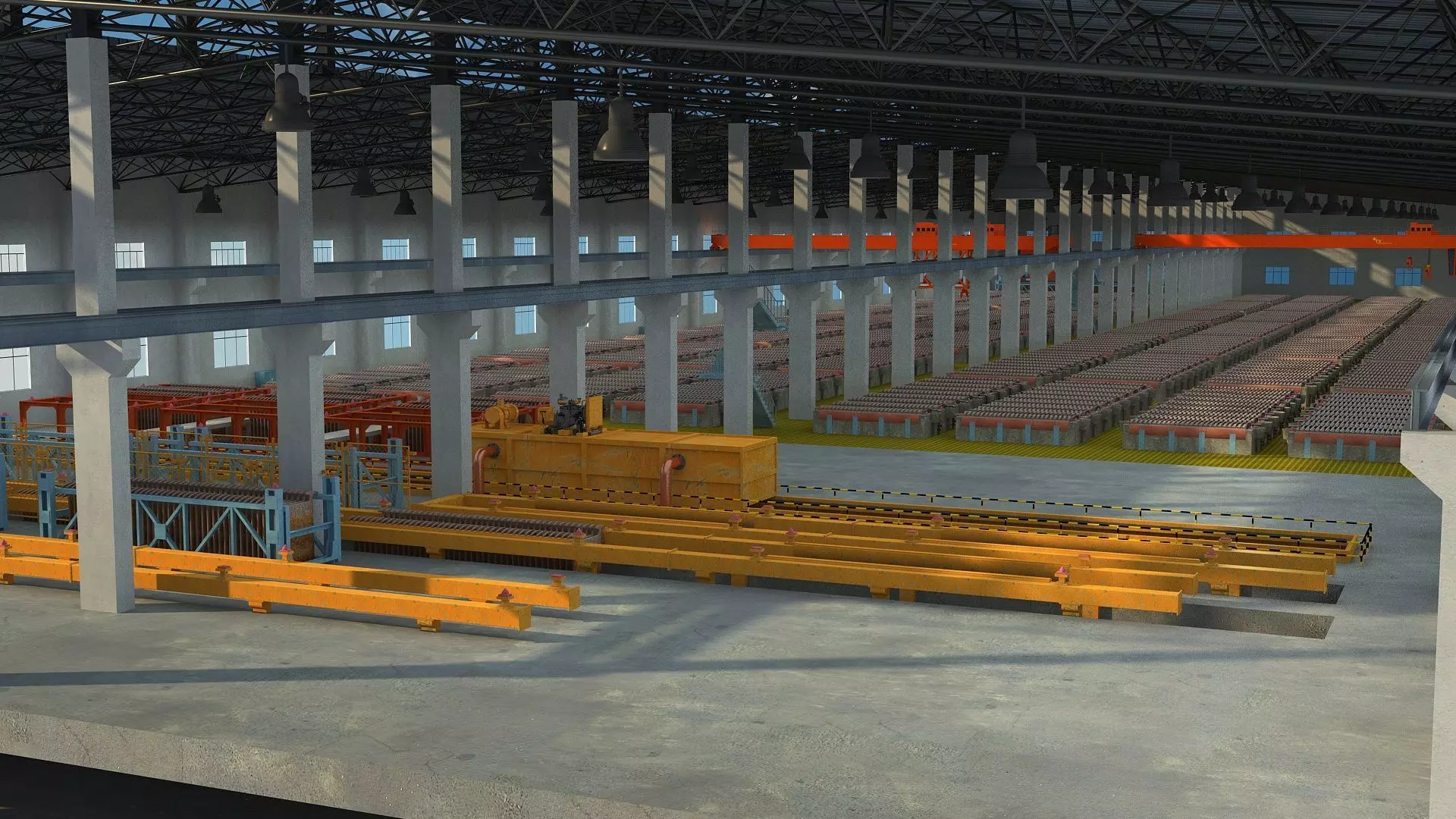 Electrolysis Plant 3D model