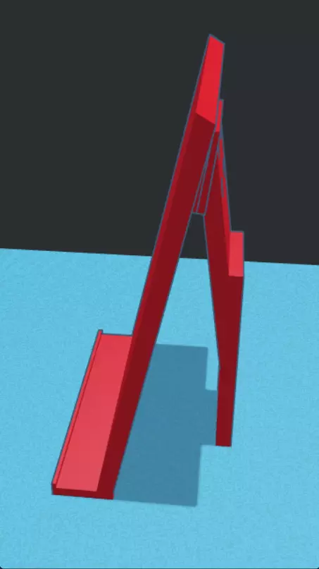 Custom Comic Book Stand 3D print model